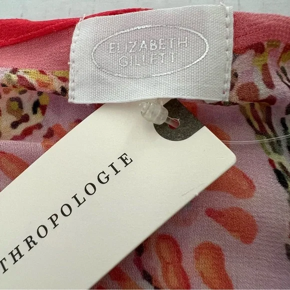 NWT Anthropologie Elizabeth Gillett Lorelei Floral Kimono Wrap One Size OS - Picture 14 of 16